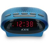 Digitalni sat sa alarmom i FM radiom ICES ICR-210 plavi Cijene
