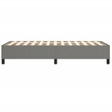 Okvir za krevet s oprugom tamnosivi 80x200 cm od tkanine | shoptok.hr