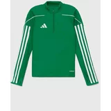 Adidas Otroški pulover TIRO23L TR TOPY zelena barva, IB8473
