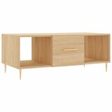 Maison Chic Klubska mizica - kavna mizica - Nizka mizica sonoma hrast 102x50x40 cm inženirski les, (21752841) Cene