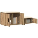 Ormarić za pohranu 2 pcs Umjetnički hrast 108 x 41 x 40 cm | shoptok.hr
