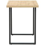 MID.YOU pisalna miza kovina, leseni material črna, barve hrasta | Shoptok.si