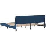  Okvir za krevet bez madraca plavi 200x200 cm od tkanine | shoptok.hr