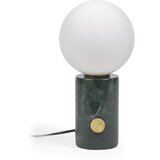 Kave Home Zelena stolna lampa sa staklenim sjenilom (visina 29 cm) Lonela - Cijene