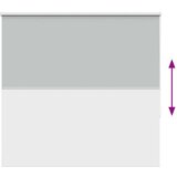 vidaXL Rolo zavjesa Blackout svijetlo siva 160x150 cm Širina tkanine | shoptok.hr