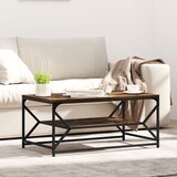 vidaXL Dimljeni hrast Šperploča 90 x 50 x 40 cm Stolić za kavu | shoptok.hr