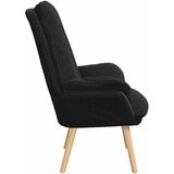  Fotelja Crna 69 x 74 x 93 cm Sherpa Tkanina | shoptok.hr