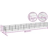  Kavez za pse crni 8 m² čelični | shoptok.hr