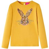  Dječja majica dugih rukava oker 128 | shoptok.hr