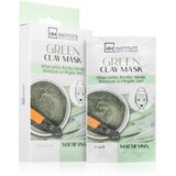 IDC INSTITUTE Green Clay Mask čistilna matirajoča maska z karitejevim maslom 3x8 g Cene