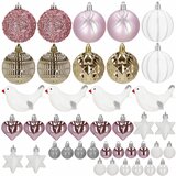  Set Božićnih Kuglica za Ukrasiti Božićno Drvce - 38 komada | shoptok.hr