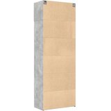 Ormarić za pohranu boja betona 80x42,5x225 cm konstruirano drvo | Eponuda.ba