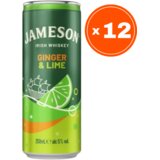 Jameson Koktel ginger lime, 0.25l, 12 komada Cene
