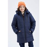Defacto Hooded Plush Coat/Parka
