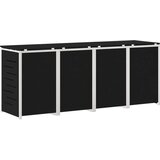  Skladište za kanta za smeće for 4 Bins 240L Nehrđajući čelik - Crna 4 | shoptok.hr