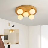 Brilagi stropna svetiljka lund wood 5xG9/9W/230V, prečnik 40 cm, drvo | Eponuda.com
