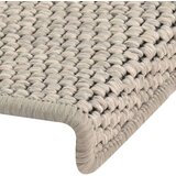  Samolepilne preproge za stopnice sisal 15 kosov 65x21x4 srebrne, (20753613) | Shoptok.si