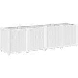 Maison Chic Vrtno cvetlično korito - Cvetlični Lonec belo 160x40x53 cm PP, (21790581) Cene