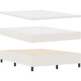 Box Postelja z vzmetnico s kremno barvo 140x200 cm Kordna tkanina, (22083812) | Shoptok.si