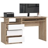 AKORD CLP PISARNA 135cm SONOMA / BELO, (21702707) | Shoptok.si