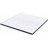  Nadmadrac Bijelo 200 x 200 cm Žakar tkanina | shoptok.hr
