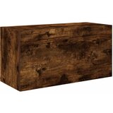Maison Chic Kopalniška stenska omarica - Kopalniške omarica dimljen hrast 60x25x30 cm inž. les iu986, (22063975) Cene