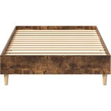  Okvir kreveta bez madraca dimljeni hrast 90x200 cm | shoptok.hr
