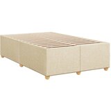 vidaXL Posteljni okvir krem 120x190 cm tkanina, (21304861) Cene
