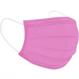  10x Higijenska zaštitna maska ​​za odrasle - 3 sloja roza u zip vrećici