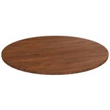 vidaXL Okrogla mizna plošča temno rjava Ø90x1,5 cm trdna hrastovina Cene