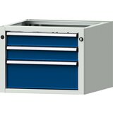 ANKE Spodnja omarica za delovne mize LIFT z električno nastavitvijo višine, ŠxG 570 x 615 mm, višina 420 mm, 3 predali (višina 90 / 180 mm) | Shoptok.si