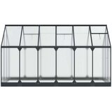 Rastlinjak v vrtu z vrati Antracit 183,5 x 363,5 x 207 cm, (5000288596) | Shoptok.si
