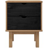  Nočna omarica OTTA Črna 45 x 39 x 57 cm Trdna borovina, (5000233440) | Shoptok.si