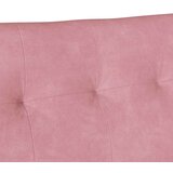  Chesterfield klupa Ružičasta 112 x 65,5 x 75 cm Baršun | shoptok.hr