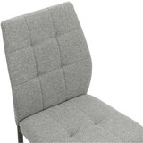 P & B STOL, kovina, tekstil siva | Shoptok.si