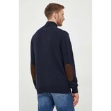 Barbour Vuneni kardigan boja: tamno plava | shoptok.hr