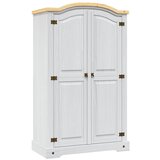 Furnova Garderobna omara mehiška borovina Corona Range z 2 vrati bela, (21945102) | Shoptok.si