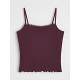 Sinsay Rebrasti top na naramenice | shoptok.hr
