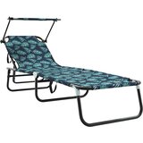 Sklopiva ležaljka za sunčanje Šareni 190 x 57 x 81 cm oxford | shoptok.hr