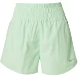 Nike Športne hlače 'ONE' temno siva / svetlo zelena