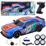 Rc sportski automobil s osvijetljenim drift tijelom, plavi | shoptok.hr