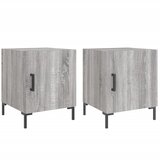 Maison Chic Dvo delni komplet Nočne omarice - Nočne mize siva sonoma 40x40x50 cm inženirski les, (21690610) | Shoptok.si