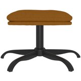  Stolček za noge rjav 60x60x36 cm žamet, (20772376) | Shoptok.si