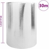  Reflektor topline za radijator Srebrno 30 x 0,6 m Polietilen | shoptok.hr