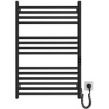  Kupaonski ljestvasti radijator HF GREENWICH 170W/230V 77x53 cm crni desni okrugli | Eponuda.com