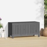  Kutija za pohranu siva 108x42 5x54 cm od masivne borovine | shoptok.hr