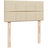  Otomanski okvir kreveta s madraca krem 80x200cm od tkanine | shoptok.hr