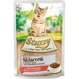 Stuzzy Cat komadići s govedinom, vrećica 85 g Cijene
