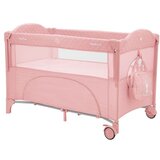 Kikka Boo Krevetac Milky Way 2 nivoa sa rancem i spuštajućom stranicom Pink | ePonuda.com