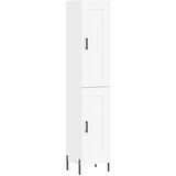 Maison Chic Visoka omara - Komoda - Predalnik bela 34,5x34x180 cm inženirski les, (21719277) Cene